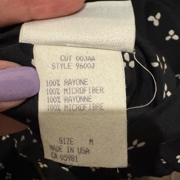 Vintage 90s Marcia Reversible Floral Bomber Jacket M – Talon Zipper Artsy Boho - Picture 12 of 17